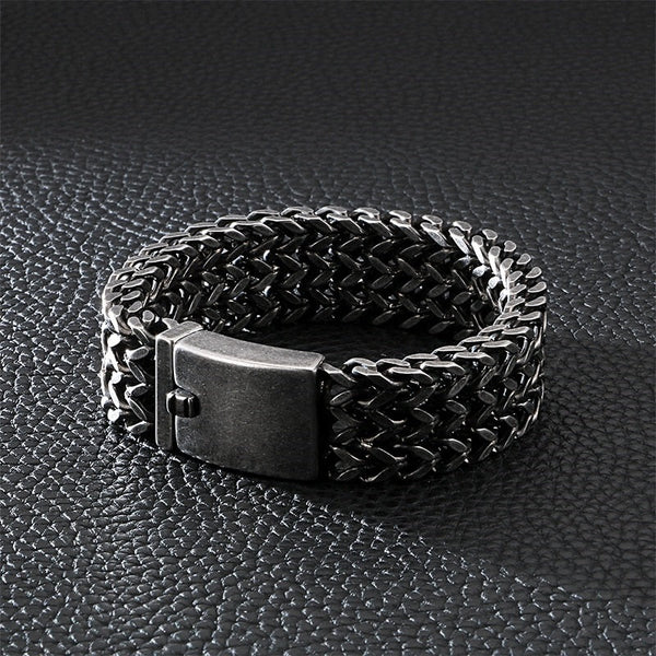Edelstahl Armband Herren Vintage - FALKENKOENIG SCHMUCK & Piercing Online Shop