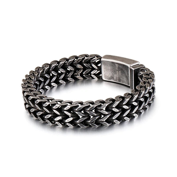 Edelstahl Armband Vintage - FALKENKOENIG SCHMUCK & Piercing Online Shop