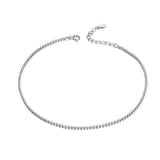 Fusskettchen 925 Sterlingsilber 23 - 25 cm - FALKENKOENIG SCHMUCK & Piercing Online Shop