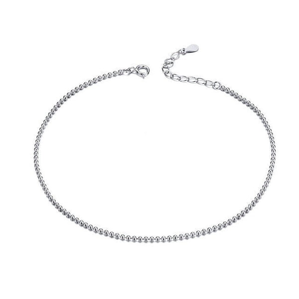 Fusskettchen 925 Sterlingsilber 23 - 25 cm - FALKENKOENIG SCHMUCK & Piercing Online Shop