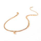 Fusskettchen Edelstahl Roségold 21 - 27 cm - FALKENKOENIG SCHMUCK & Piercing Online Shop