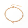 Fusskettchen Edelstahl Roségold 21 - 27 cm - FALKENKOENIG SCHMUCK & Piercing Online Shop