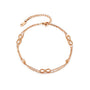 Fusskettchen Edelstahl Roségold 22 - 28 cm - FALKENKOENIG SCHMUCK & Piercing Online Shop