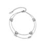 Fusskettchen Edelstahl Silber 20 - 26 cm - FALKENKOENIG SCHMUCK & Piercing Online Shop