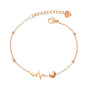 Fusskettchen Edelstahl Roségold 22 - 25 cm - FALKENKOENIG SCHMUCK & Piercing Online Shop