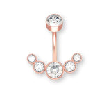 Luna Bauchnabelpiercing Chirurgenstahl 316L - FALKENKOENIG SCHMUCK & Piercing Online Shop
