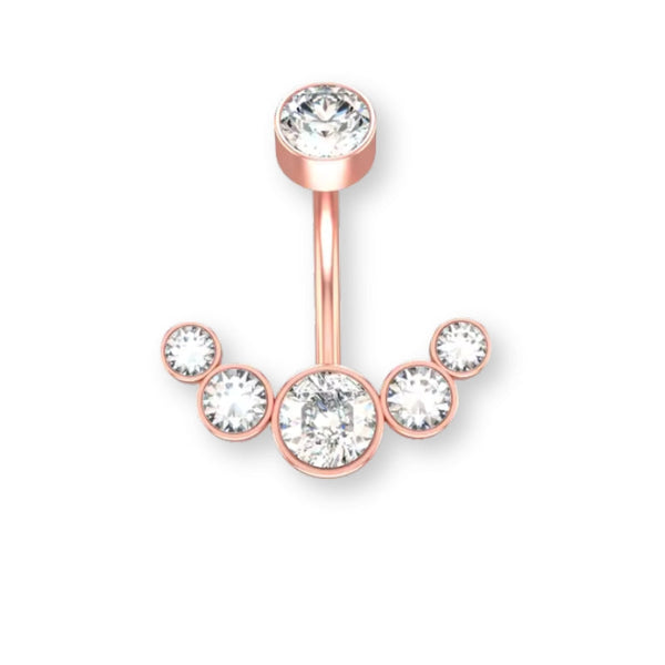 Luna Bauchnabelpiercing Chirurgenstahl 316L - FALKENKOENIG SCHMUCK & Piercing Online Shop