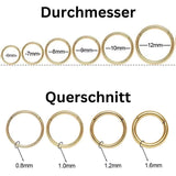 Schwarz Septum Clicker aus Titan – vielseitiger, hypoallergener Nasenring für Septum, Helix & Tragus. Leicht, langlebig & komfortabel. ✨🔩