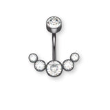 Luna Bauchnabelpiercing Chirurgenstahl 316L - FALKENKOENIG SCHMUCK & Piercing Online Shop