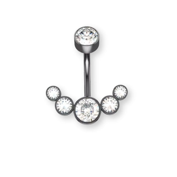 Luna Bauchnabelpiercing Chirurgenstahl 316L - FALKENKOENIG SCHMUCK & Piercing Online Shop