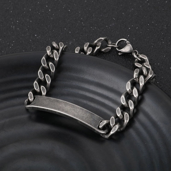 Edelstahl Armband im Vintage Design - FALKENKOENIG SCHMUCK & Piercing Online Shop