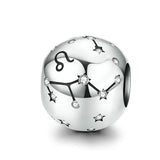 Sternzeichen Charm Anhänger Sterling Silber Kristall - FALKENKOENIG SCHMUCK & Piercing Online Shop