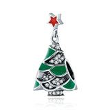 Weihnachtsbaum Charm Anhänger Sterlingsilber Zirkonia - FALKENKOENIG SCHMUCK & Piercing Online Shop