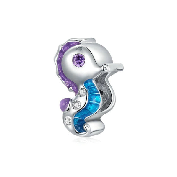Charm Anhänger Seepferd Sterling Silber - FALKENKOENIG SCHMUCK & Piercing Online Shop