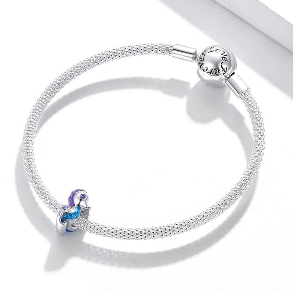 Charm Anhänger Seepferd Sterling Silber - FALKENKOENIG SCHMUCK & Piercing Online Shop