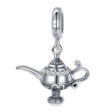 Charm Anhänger Wunderlampe Sterling Silber Kristall - FALKENKOENIG SCHMUCK & Piercing Online Shop