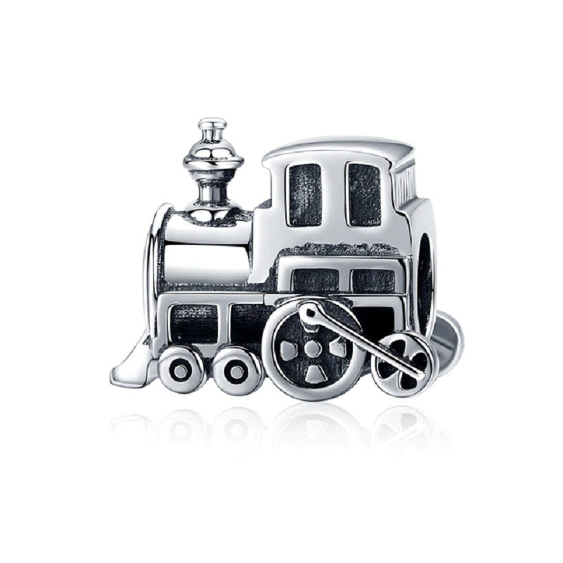 Lokomotive Charm Sterling Silber - FALKENKOENIG SCHMUCK & Piercing Online Shop