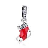 Charms Weihnachts Socke Sterling Silber - FALKENKOENIG SCHMUCK & Piercing Online Shop