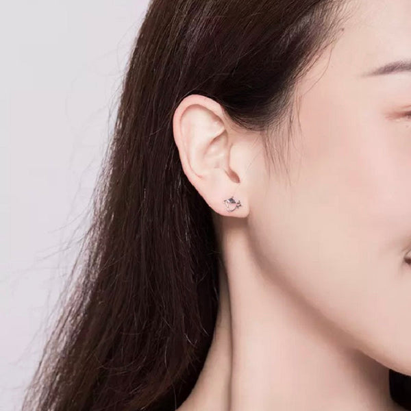 Ohrstecker Hunde Knochen Sterling Silber - FALKENKOENIG SCHMUCK & Piercing Online Shop