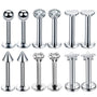 Piercing Set Chirurgenstahl & Zirkonia Silber - FALKENKOENIG SCHMUCK & Piercing Online Shop