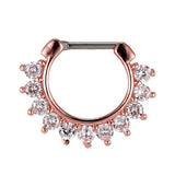 Nasenpiercing Ring Titan Roségold - Nasenring - FALKENKOENIG SCHMUCK & Piercing Online Shop