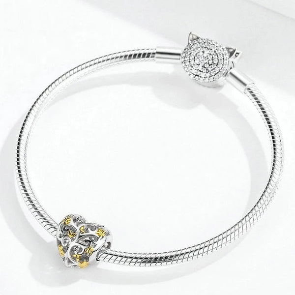 Herz-Baum des Lebens Charm Anhänger Silber 925 - FALKENKOENIG SCHMUCK & Piercing Online Shop