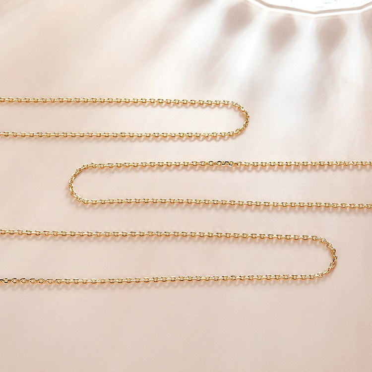 Halskette Basic aus 925 Sterlingsilber Gold - FALKENKOENIG SCHMUCK & Piercing Online Shop