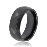 Ring aus Keramik Schwarz - FALKENKOENIG SCHMUCK & Piercing Online Shop