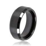 Ring aus Keramik Schwarz - FALKENKOENIG SCHMUCK & Piercing Online Shop