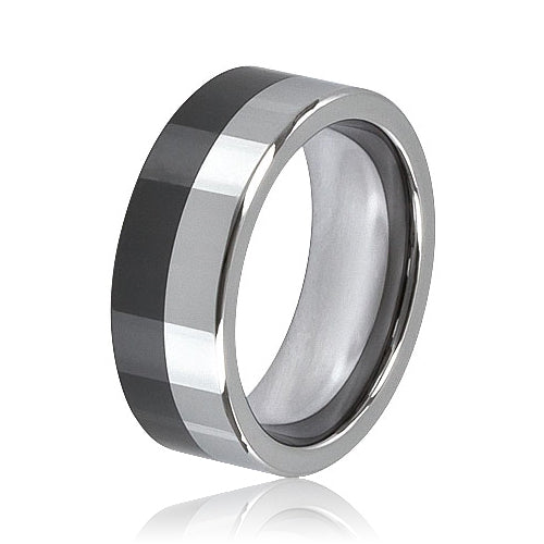Ring aus Wolfram Keramik - FALKENKOENIG SCHMUCK & Piercing Online Shop